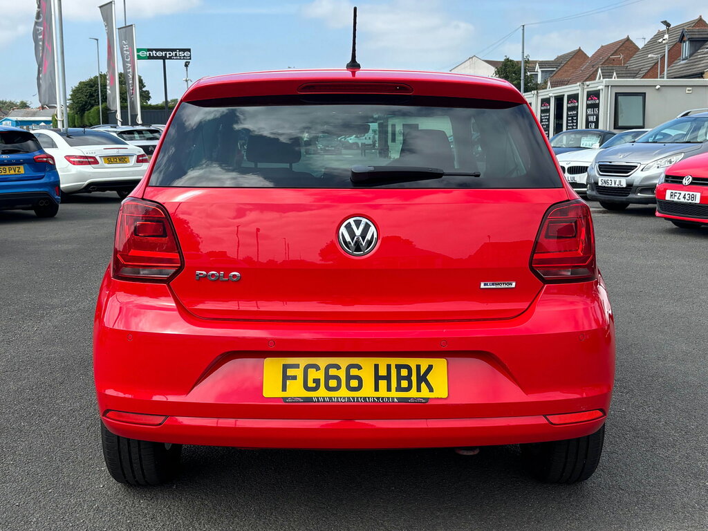 Volkswagen Polo 1.0 Bluemotion Tech Match Hatchback Man Red #5