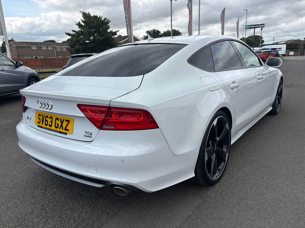 Audi A7 3.0 Tdi V6 Black Edition Sportback S Tr White