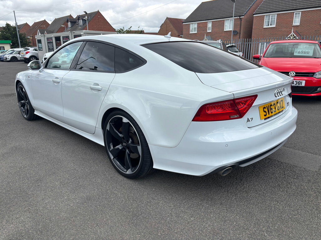 Audi A7 3.0 Tdi V6 Black Edition Sportback S Tr White #3