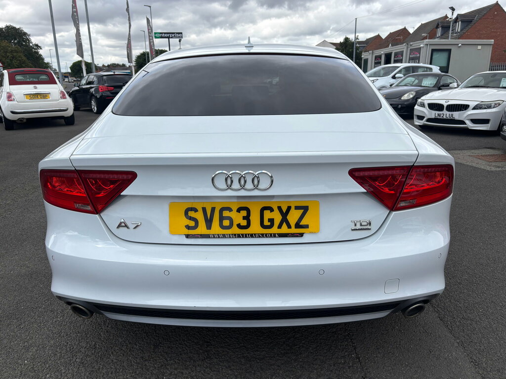 Audi A7 3.0 Tdi V6 Black Edition Sportback S Tr White #2