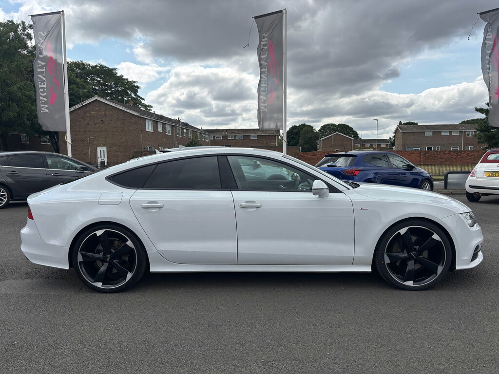 Audi A7 3.0 Tdi V6 Black Edition Sportback S Tr White #3