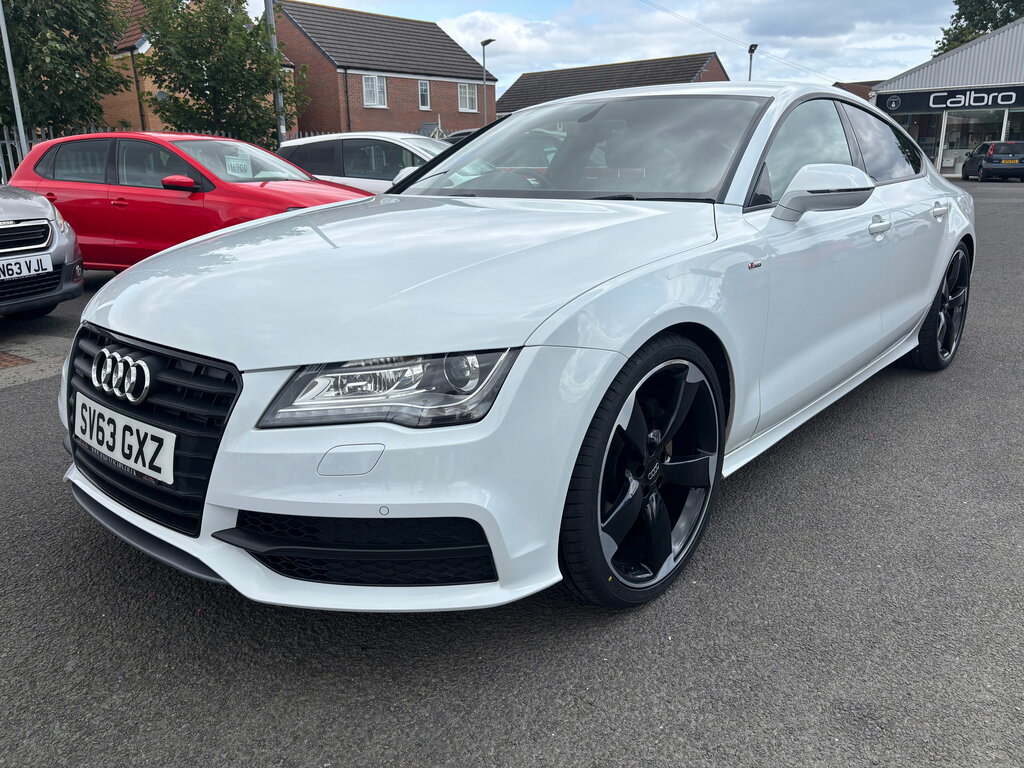 Audi A7 3.0 Tdi V6 Black Edition Sportback S Tr White #5