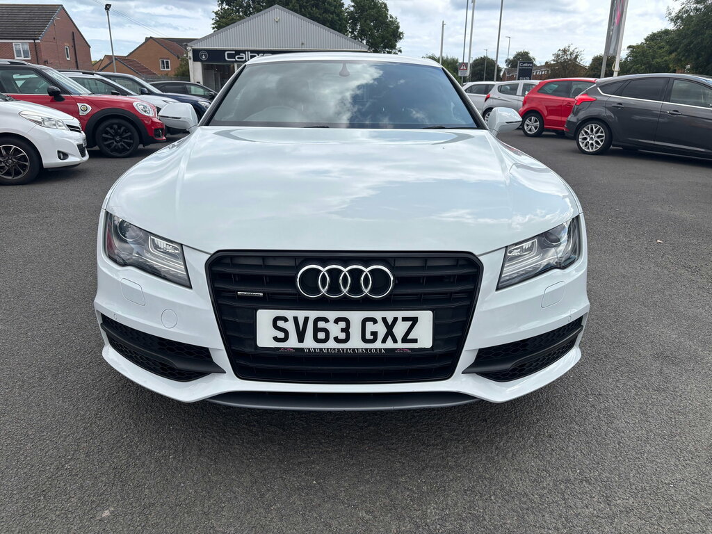Audi A7 3.0 Tdi V6 Black Edition Sportback S Tr White #6