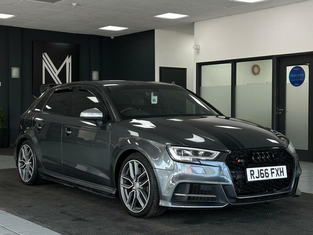 Audi S3 Hatchback 2.0 Tfsi Sportback S Tronic Quattro Euro RJ66FXH Grey #2