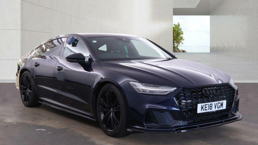 Audi A7 Hatchback 3.0 Tfsi V6 55 S Line Sportback S Tronic Blue