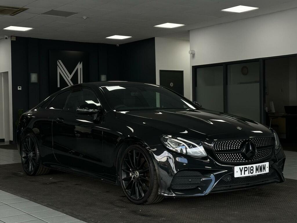 Mercedes-Benz E Class Coupe 2.0 E220d Amg Line G-tronic Euro 6 Ss YP18MWM Black #3