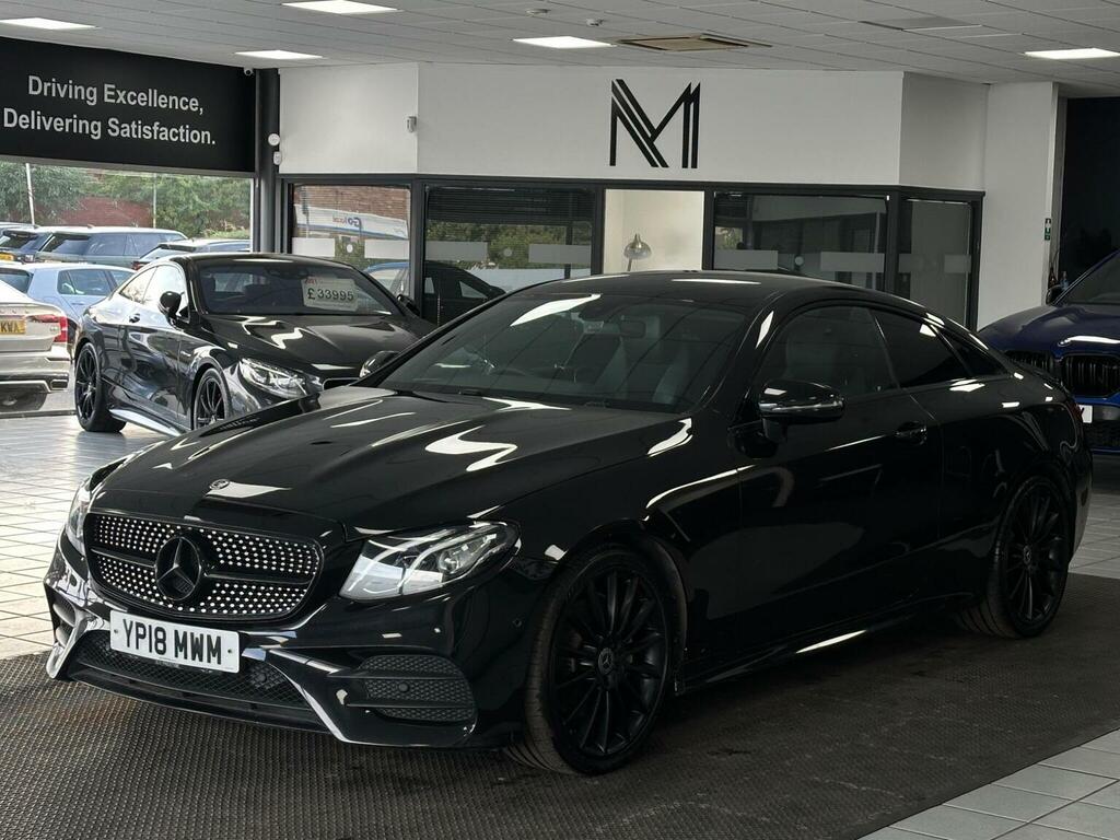 Mercedes-Benz E Class Coupe 2.0 E220d Amg Line G-tronic Euro 6 Ss YP18MWM Black #6