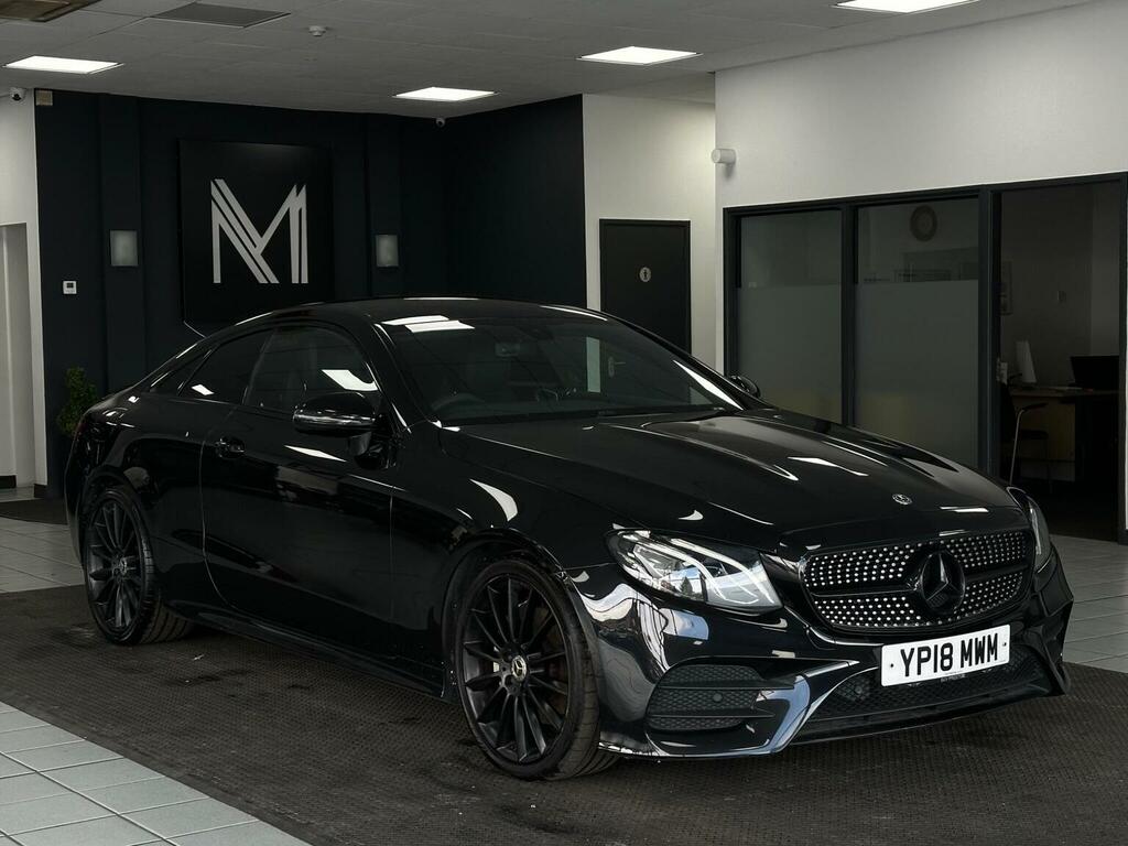 Mercedes-Benz E Class Coupe 2.0 E220d Amg Line G-tronic Euro 6 Ss YP18MWM Black
