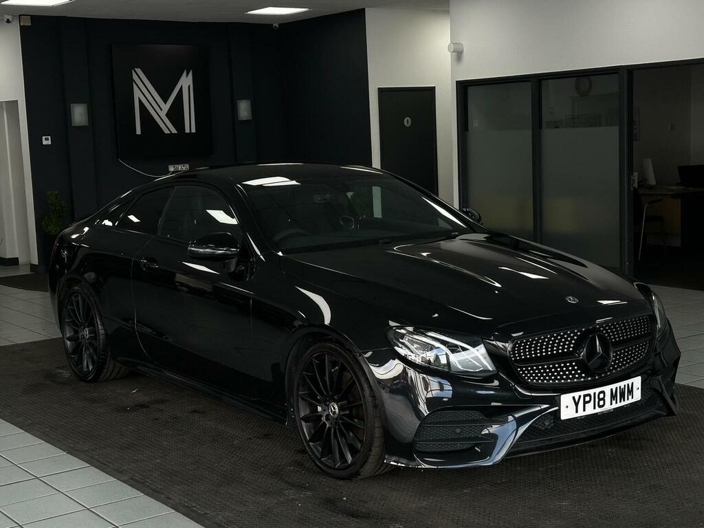 Mercedes-Benz E Class Coupe 2.0 E220d Amg Line G-tronic Euro 6 Ss YP18MWM Black #2