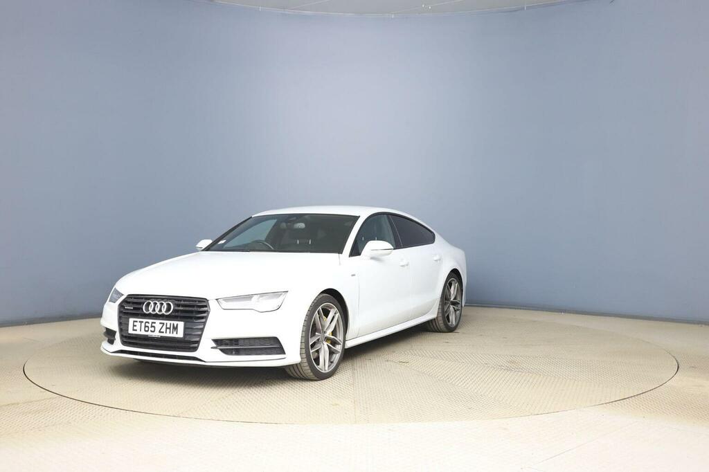 Audi A7 3.0 Tdi V6 Black Edition Sportback S Tronic Quattr White #3