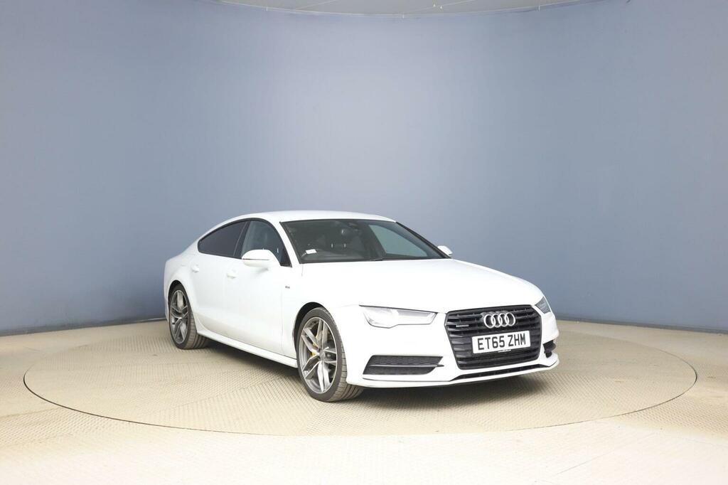 Audi A7 3.0 Tdi V6 Black Edition Sportback S Tronic Quattr White