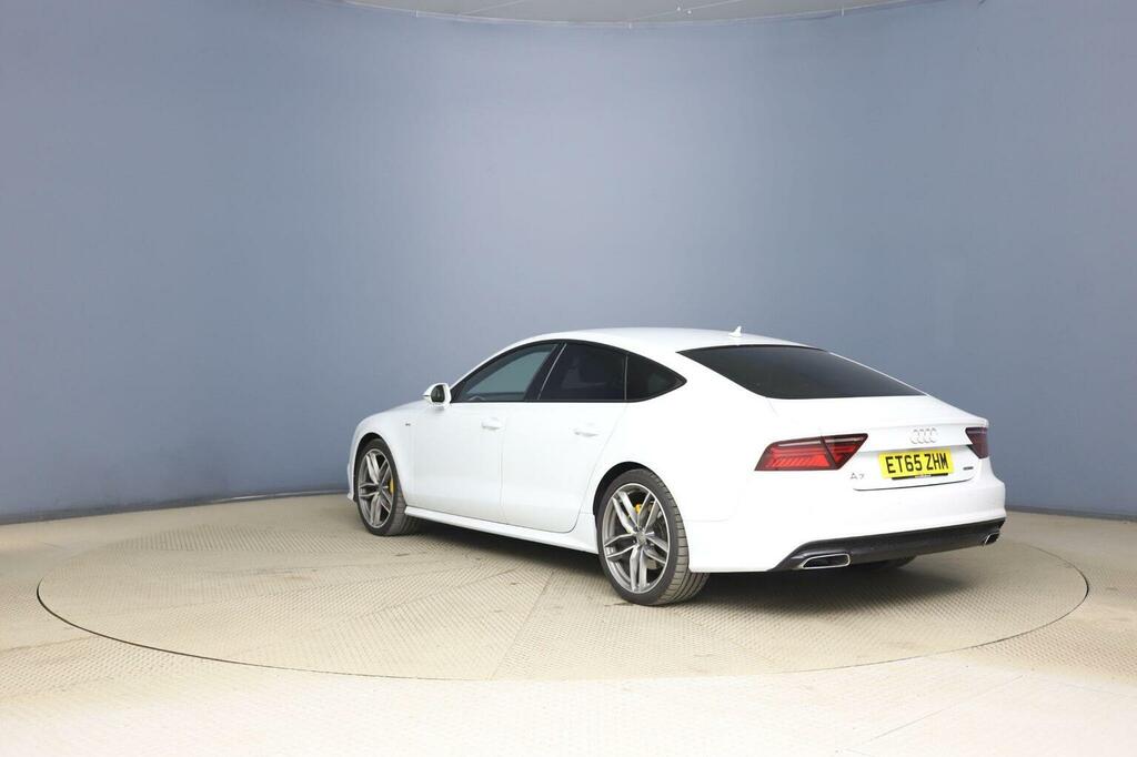 Audi A7 3.0 Tdi V6 Black Edition Sportback S Tronic Quattr White #5