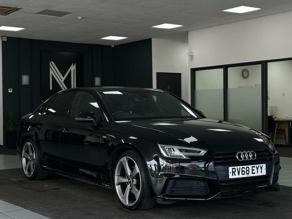 Audi A4 Saloon 1.4 Tfsi Black Edition S Tronic Euro 6 Ss RV68EYY Black #3