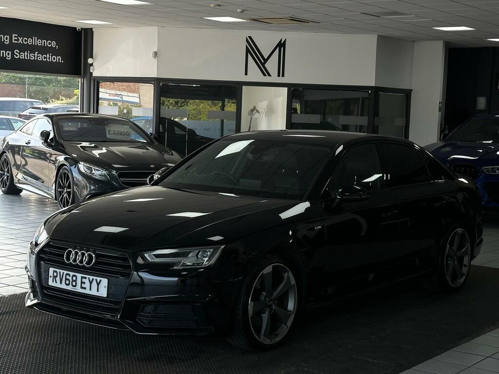 Audi A4 Saloon 1.4 Tfsi Black Edition S Tronic Euro 6 Ss RV68EYY Black #6