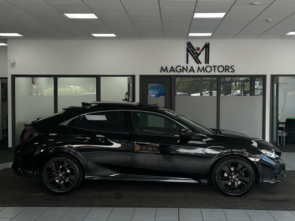 Honda Civic Hatchback 1.6 I-dtec Ex Euro 6 Ss 201 Black #4