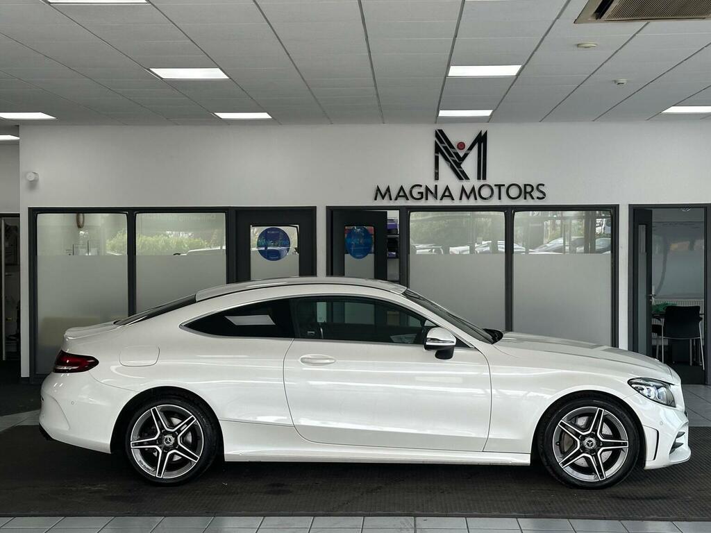 Mercedes-Benz C Class Coupe 2.0 C300d Amg Line Premium G-tronic Euro KP69UEX White #4