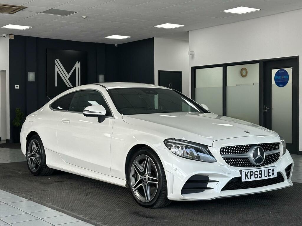 Mercedes-Benz C Class Coupe 2.0 C300d Amg Line Premium G-tronic Euro KP69UEX White #3