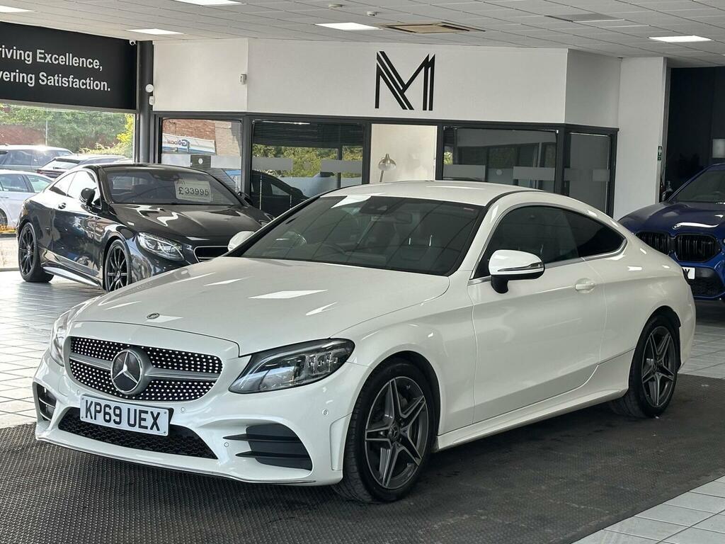 Mercedes-Benz C Class Coupe 2.0 C300d Amg Line Premium G-tronic Euro KP69UEX White #6