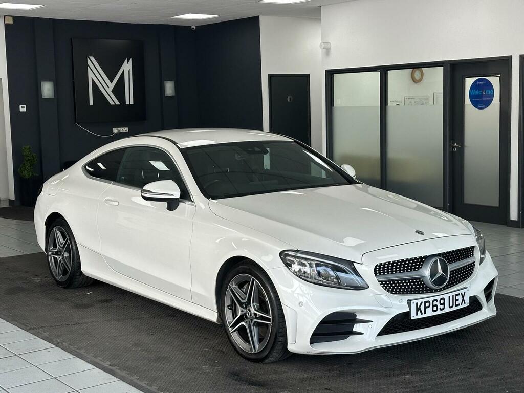 Mercedes-Benz C Class Coupe 2.0 C300d Amg Line Premium G-tronic Euro KP69UEX White #2