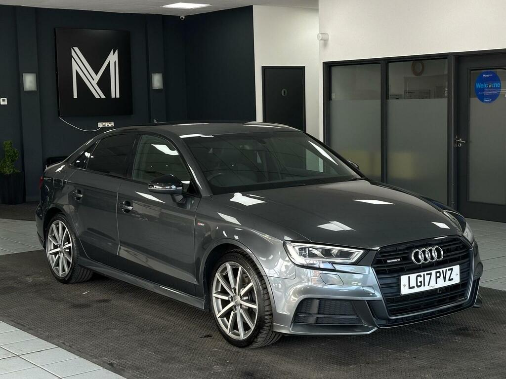 Audi A3 Saloon 2.0 Tdi Black Edition S Tronic 6Spd Qu Grey #2