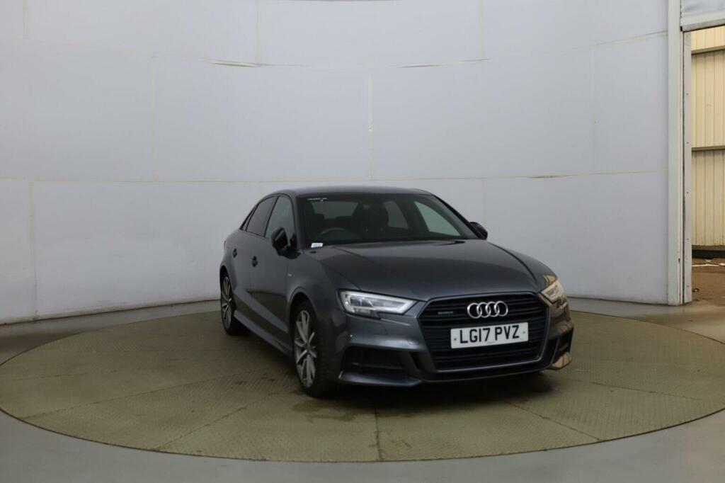 Audi A3 2.0 Tdi Black Edition S Tronic 6Spd Quattro E Grey