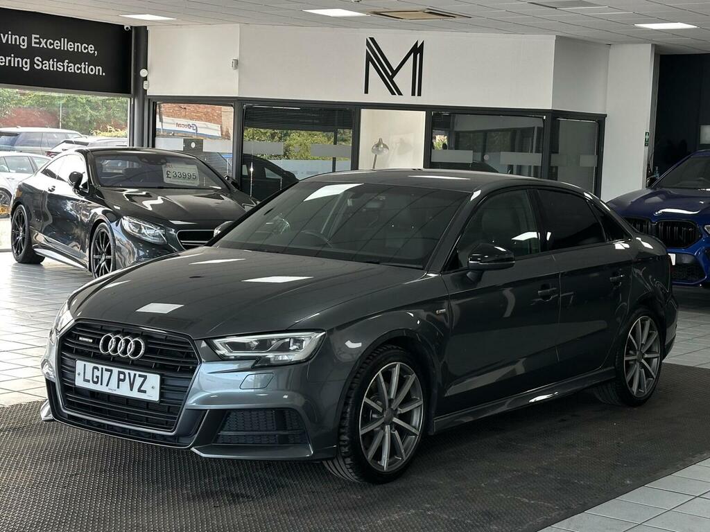 Audi A3 Saloon 2.0 Tdi Black Edition S Tronic 6Spd Qu Grey #6