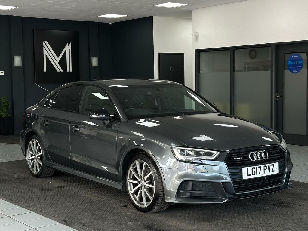 Audi A3 Saloon 2.0 Tdi Black Edition S Tronic 6Spd Qu Grey