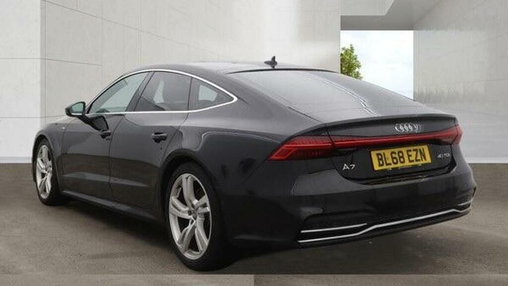 Audi A7 2.0 Tdi 40 S Line Sportback S Tronic Euro 6 Ss Black #3