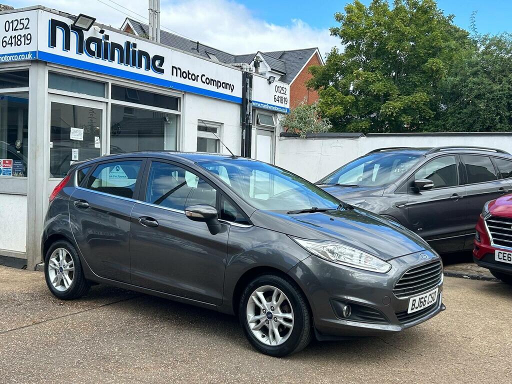 Ford Fiesta Hatchback 1.25 Zetec Euro 6 201666 Grey