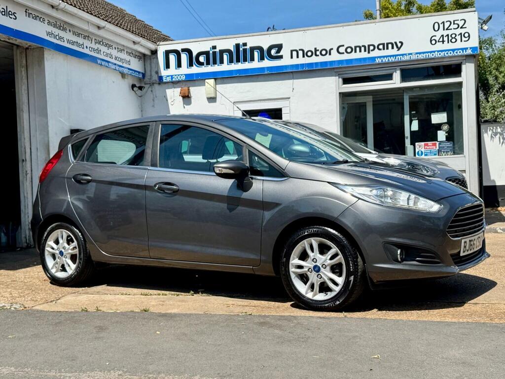 Ford Fiesta Hatchback 1.25 Zetec Euro 6 201666 Grey