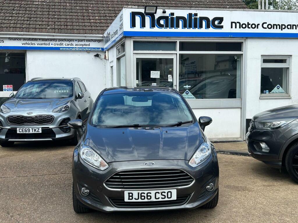 Ford Fiesta Hatchback 1.25 Zetec Euro 6 201666 Grey #4