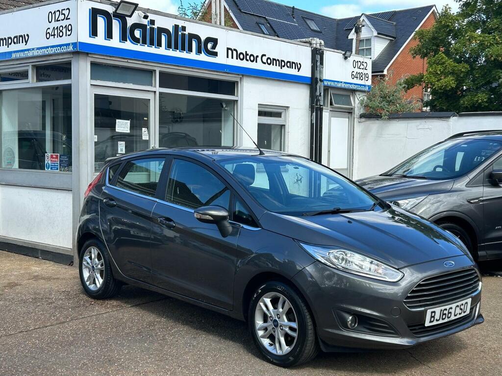 Ford Fiesta Hatchback 1.25 Zetec Euro 6 201666 Grey #3