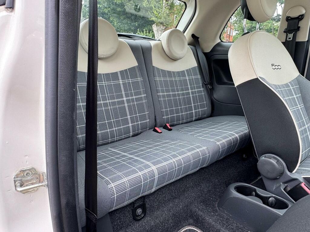 Fiat 500 Hatchback 1.2 Lounge Euro 6 Ss 201666 White #5