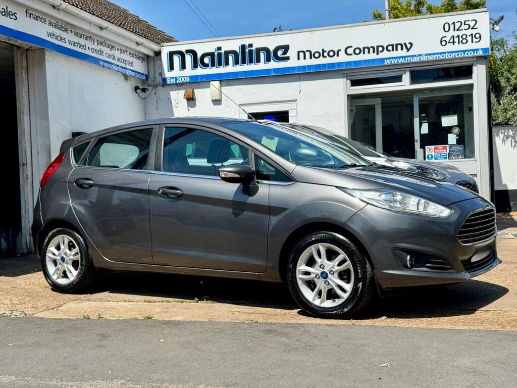 Ford Fiesta Hatchback 1.25 Zetec Euro 6 201666 Grey