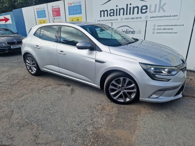 Renault Megane 1.6 Dci Gt Line Nav Euro 6 S S Silver