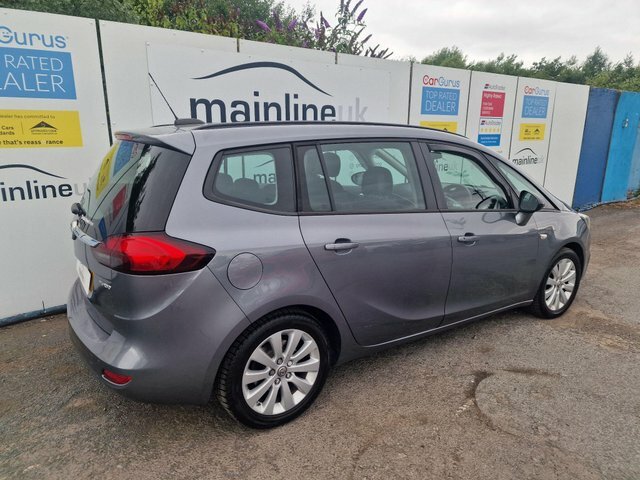 Vauxhall Zafira Tourer 1.4I Turbo Design Euro 6 Grey #4