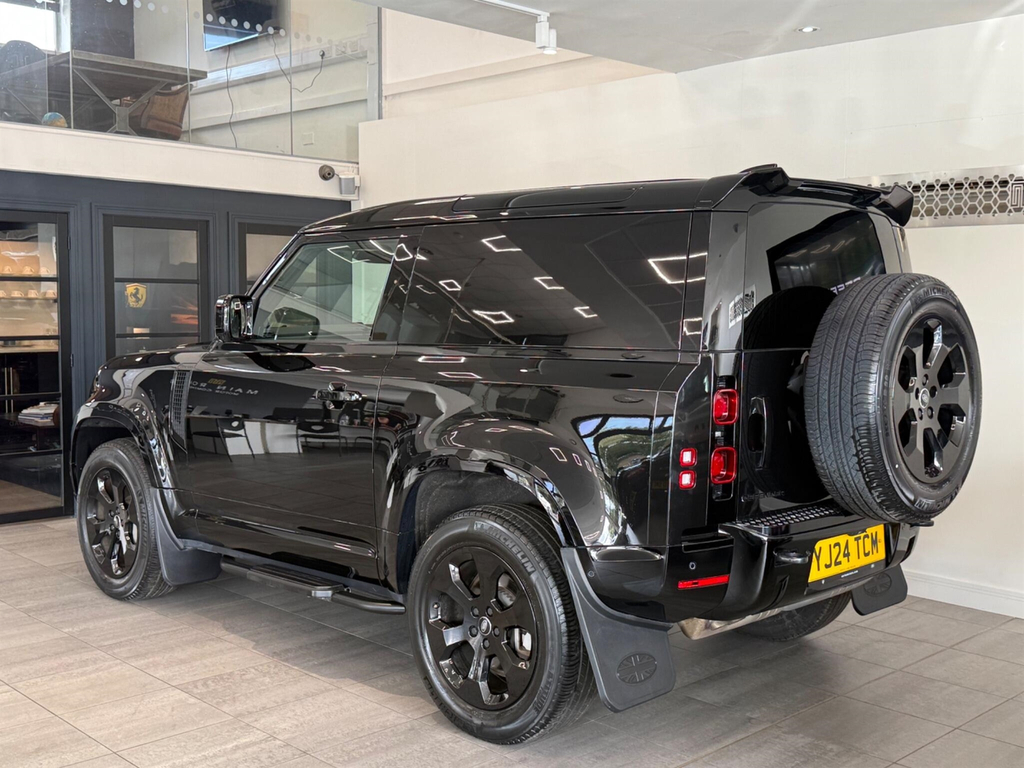 Land Rover Defender 90 3.0 D300 Mhev X-dynamic Hse Hard Top Suv 4Wd YJ24TCM Black #4