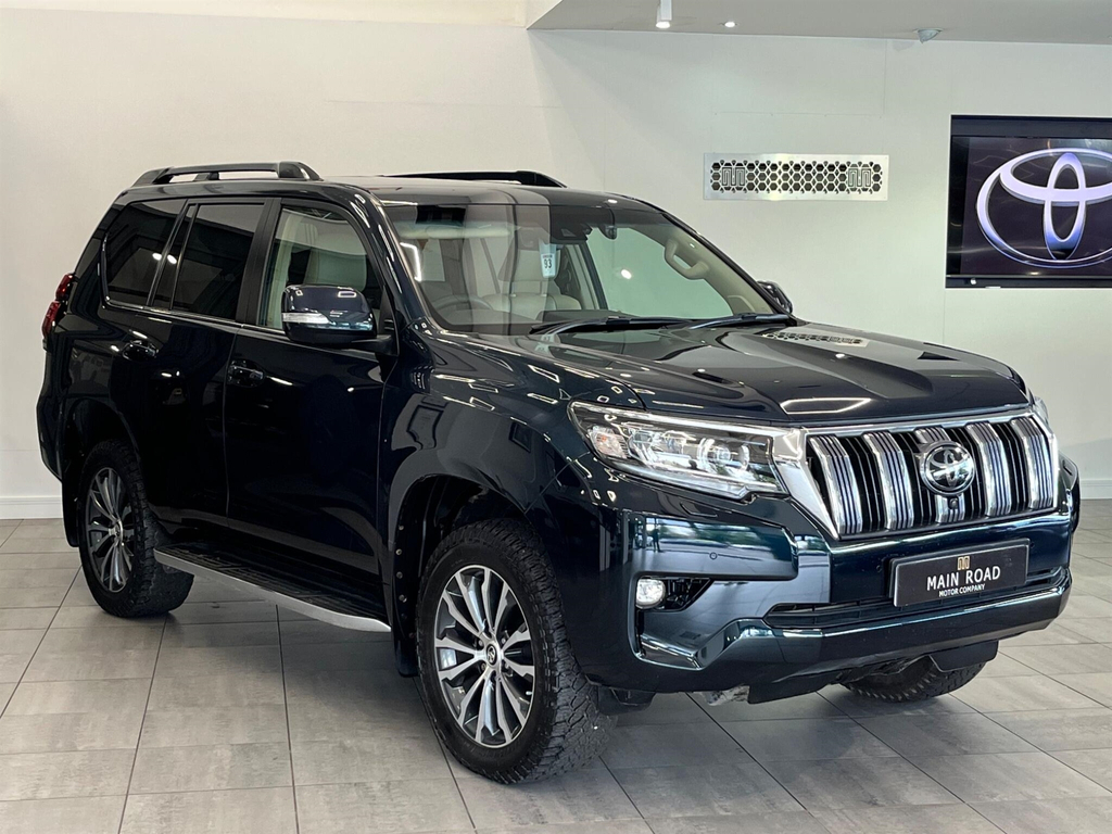 Toyota Land Cruiser 2.8D Invincible 4Wd Euro 6 Ss 7 Seat Blue