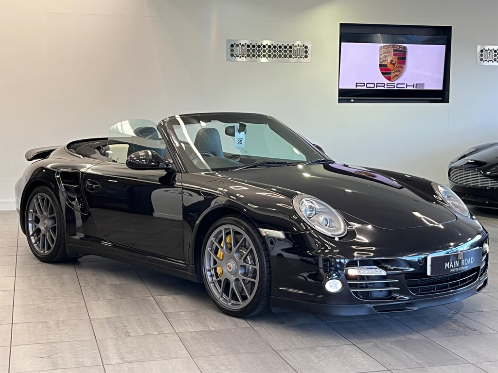 Porsche 911 3.8 997 Turbo S Cabriolet Pdk Awd Black #5