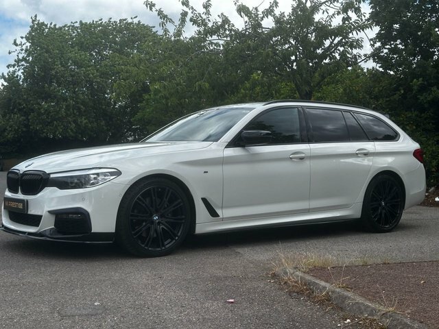 BMW 5 Series 530D Xdrive M Sport ND67JJV White #6