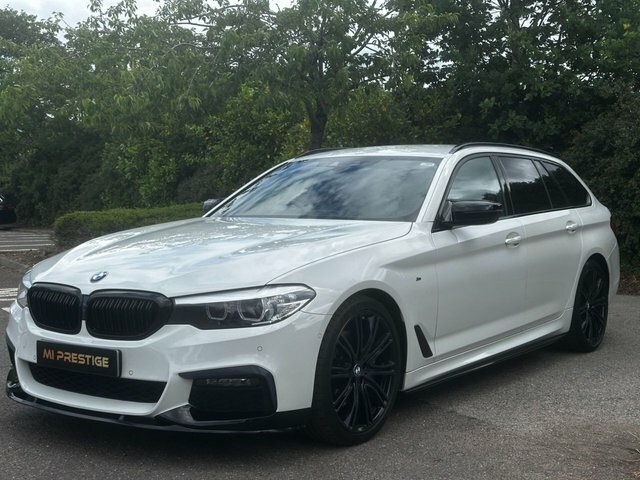 BMW 5 Series 530D Xdrive M Sport ND67JJV White #3