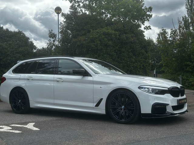 BMW 5 Series 530D Xdrive M Sport ND67JJV White #4