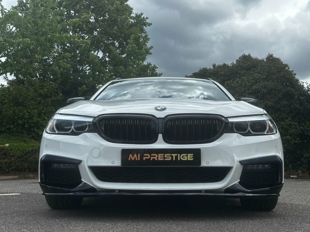 BMW 5 Series 530D Xdrive M Sport ND67JJV White #5