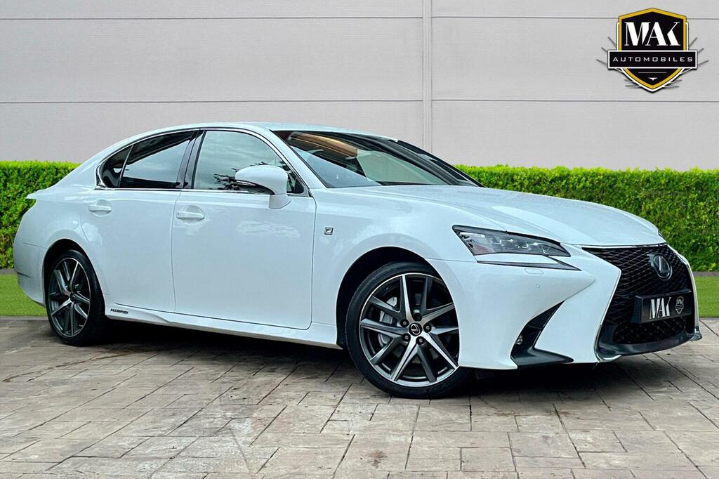 Lexus GS Saloon 2.5 300H F Sport Cvt Euro 6 Ss 2016 White