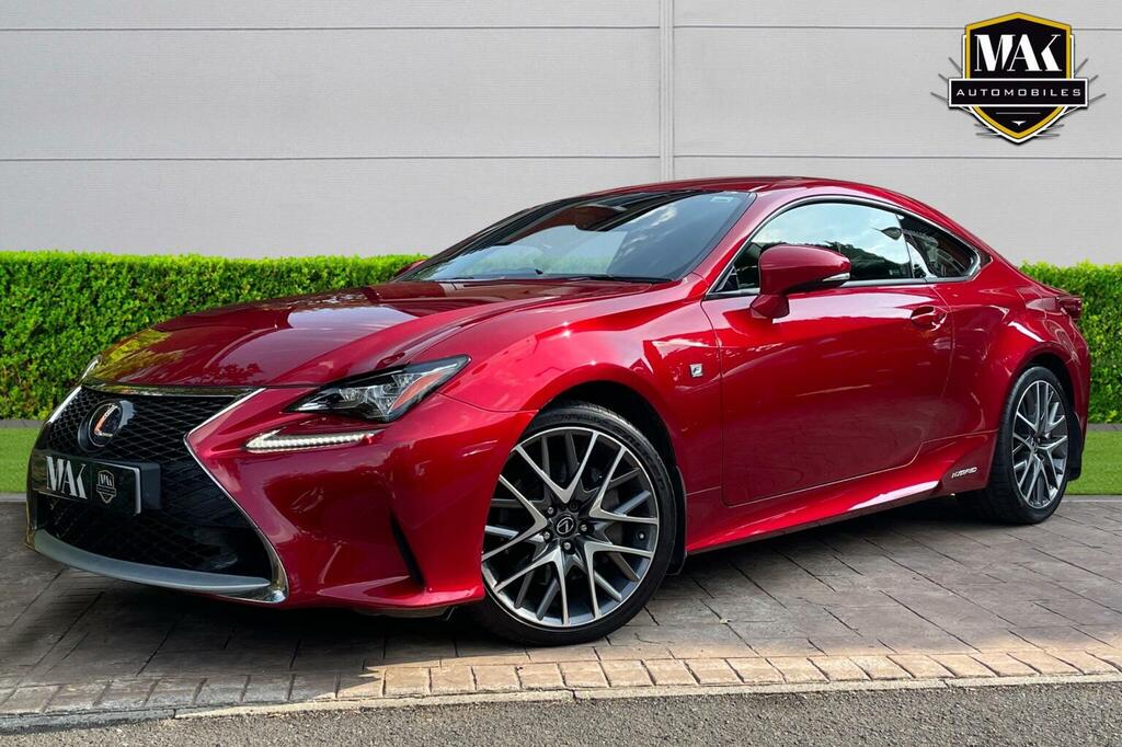 Lexus RC 2.5 300H F Sport Cvt Euro 6 Ss Red #3