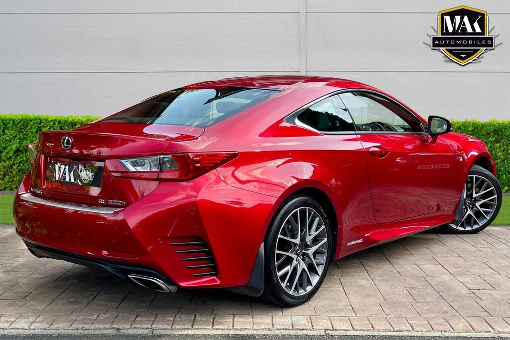 Lexus RC 2.5 300H F Sport Cvt Euro 6 Ss Red #4