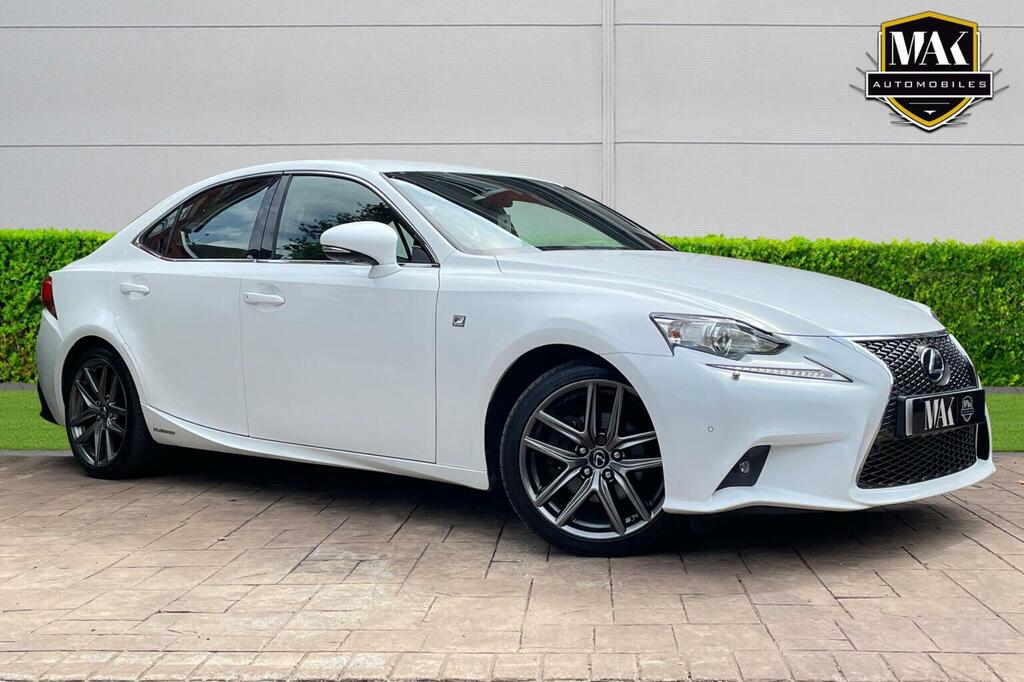 Lexus IS 2.5 300H F Sport E-cvt Euro 6 Ss White