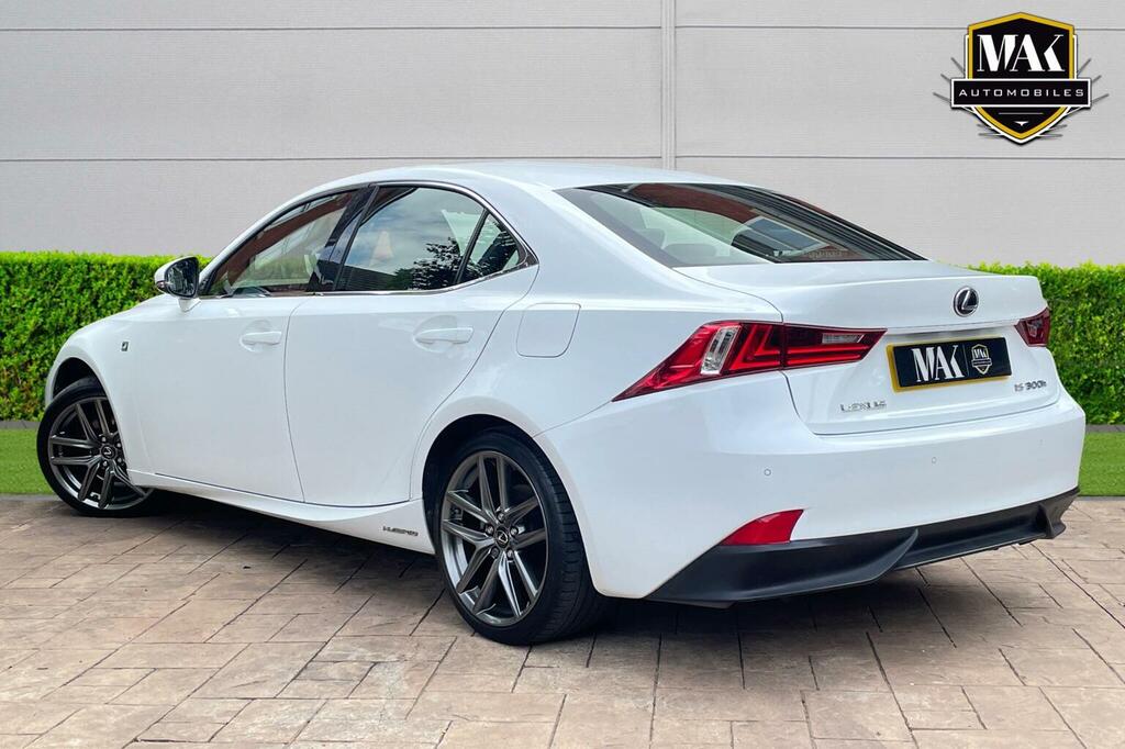 Lexus IS 2.5 300H F Sport E-cvt Euro 6 Ss White #5