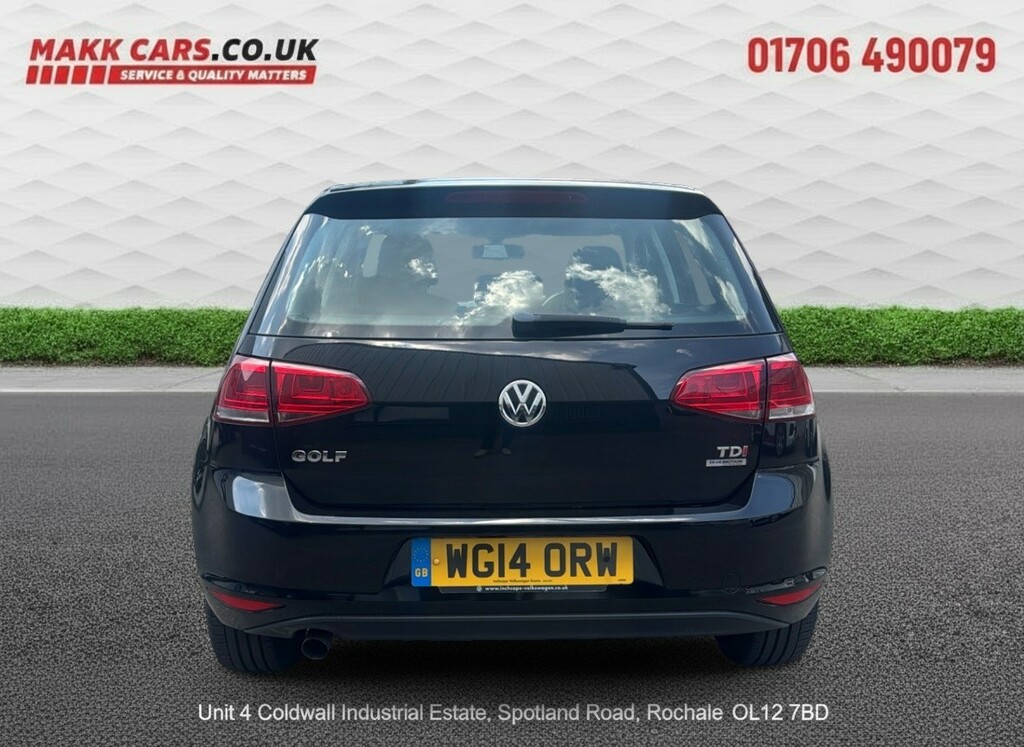 Volkswagen Golf Hatchback 1.6 Tdi Bluemotion Tech Se 201414 WG14ORW Black #3