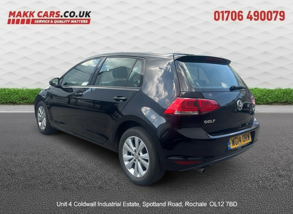 Volkswagen Golf Hatchback 1.6 Tdi Bluemotion Tech Se 201414 WG14ORW Black #4